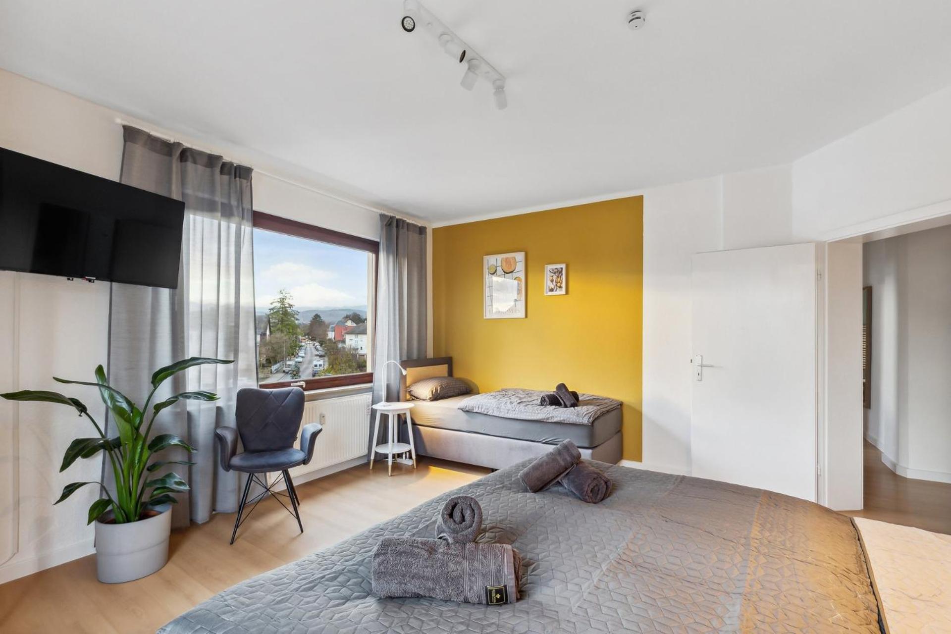 Amalfi Apartment A03 - 3 Zi.+ Bequeme Boxspringbetten + Smart Tv Eltville am Rhein Kültér fotó