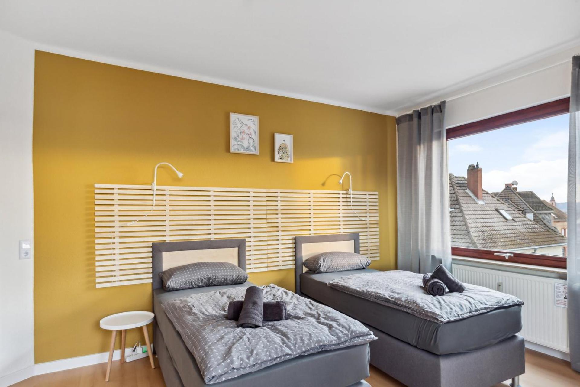Amalfi Apartment A03 - 3 Zi.+ Bequeme Boxspringbetten + Smart Tv Eltville am Rhein Kültér fotó